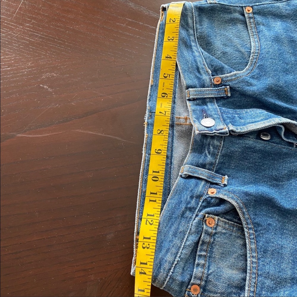 Re/Done Levi’s High Rise Ankle Crop patchwork 27😍 - Picture 6 of 8